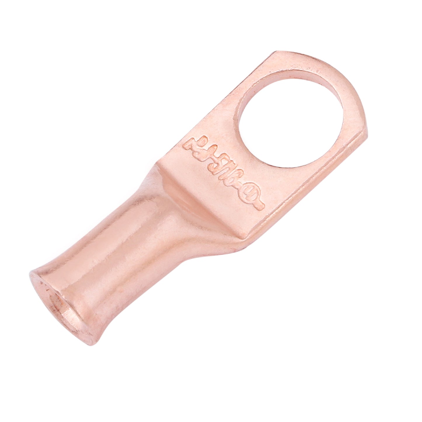 8 AWG (8 Gauge) 5/16" Stud, Bare Copper Battery Cable Ends, Wire Lugs, Heavy Duty, MD0856U