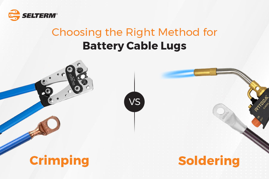 Crimping vs. Soldering: Battery Cable Lugs