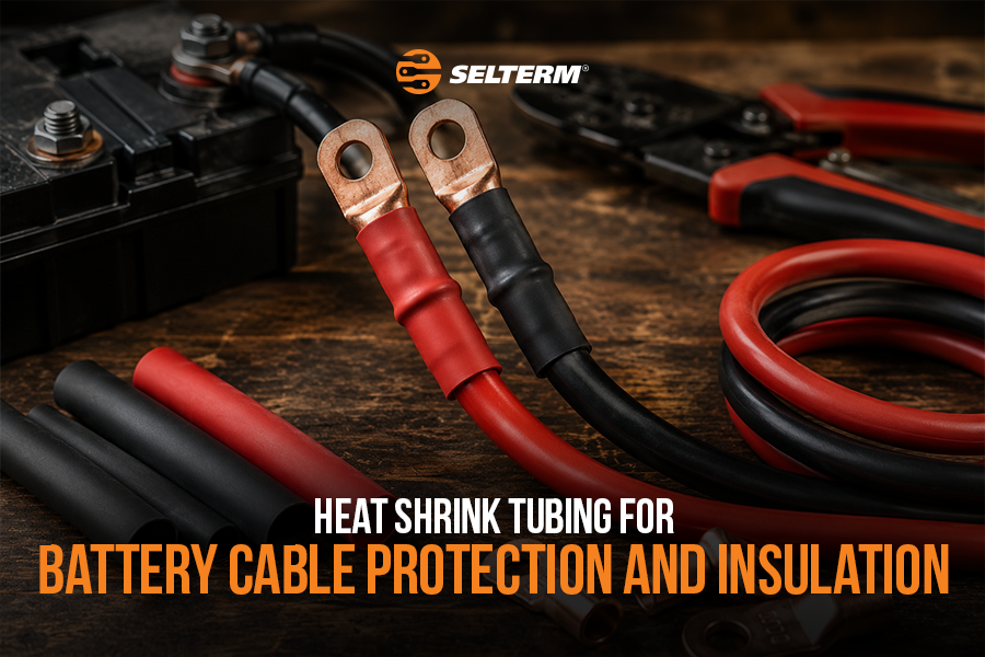 Heat Shrink Tubing for Battery Cable Protection and Insulation
