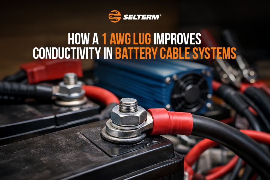 How a 1 AWG Lug Improves Conductivity in Battery Cable Systems