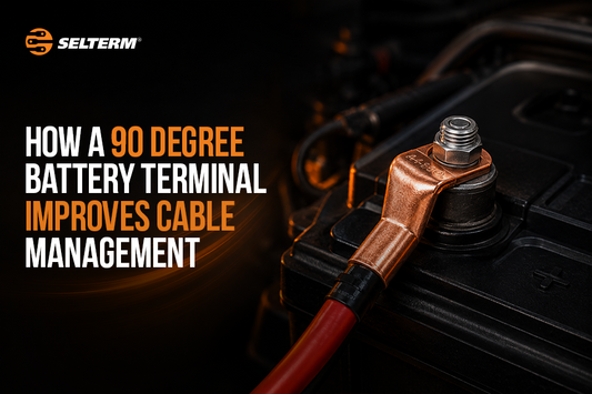 How a 90 Degree Battery Terminal Improves Cable Management