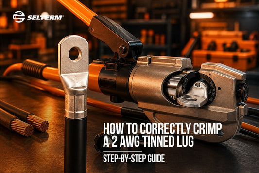 How to Correctly Crimp a 2 AWG Tinned Lug Step-by-Step Guide