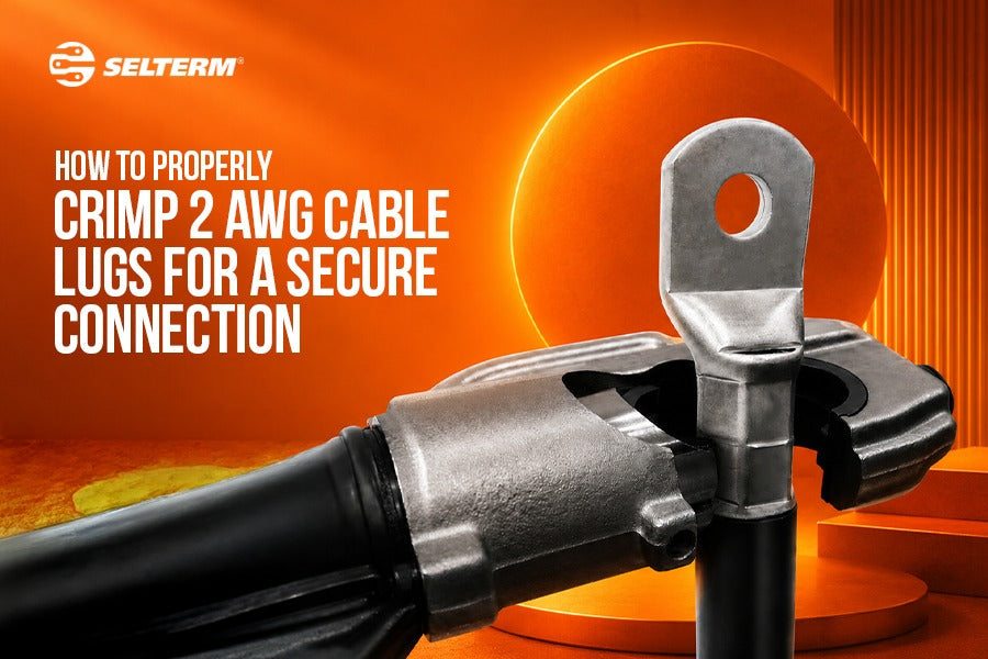 How to Properly Crimp 2 AWG Cable Lugs for a Secure Connection