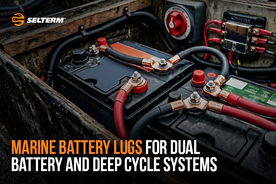 Marine Battery Lugs for Dual Battery and Deep Cycle Systems