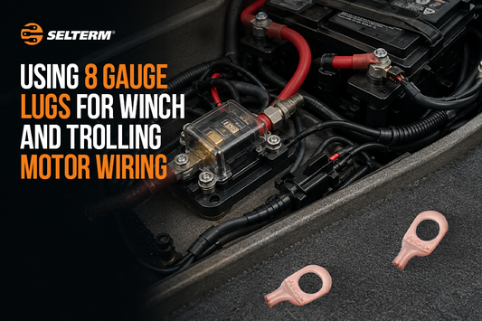 Using 8 Gauge Lugs for Winch and Trolling Motor Wiring