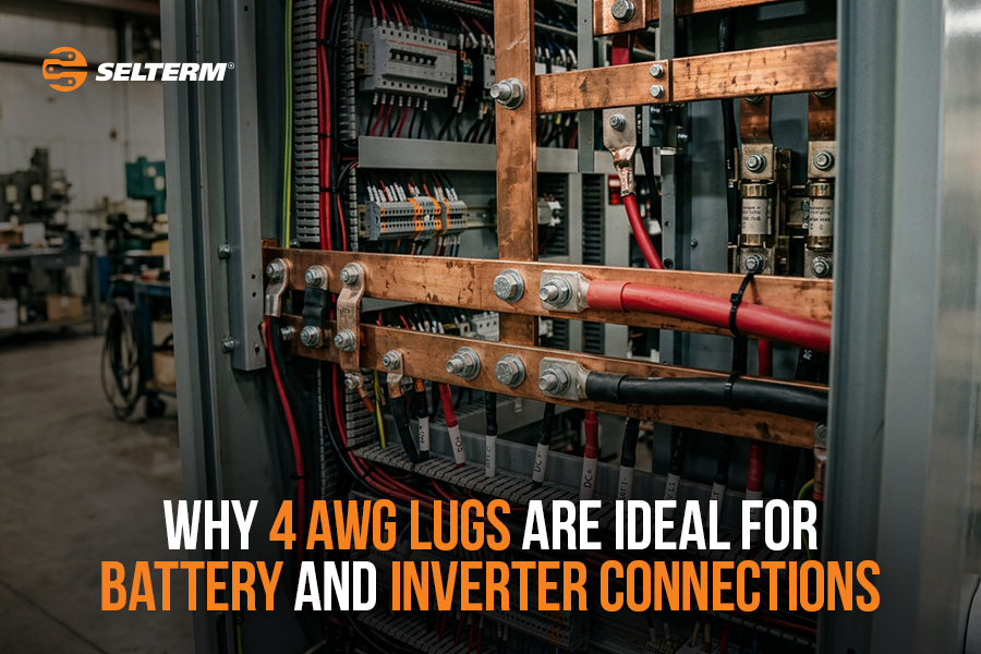 Why 4 AWG Lugs Are Ideal for Battery and Inverter Connections