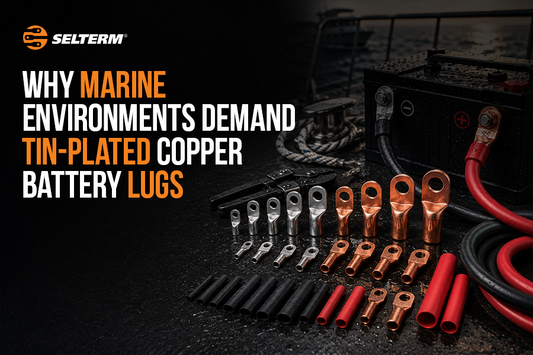 Why Marine Environments Demand Tin-Plated Copper Battery Lugs