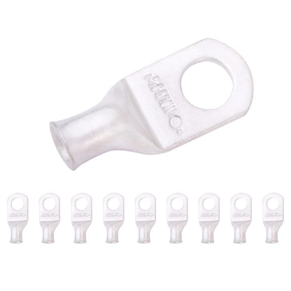 6 AWG (6 Gauge) 5/16" Stud, (Wide Pad) Tinned Copper Battery Cable Ends, Wire Lugs, Marine Grade, MD0656PW