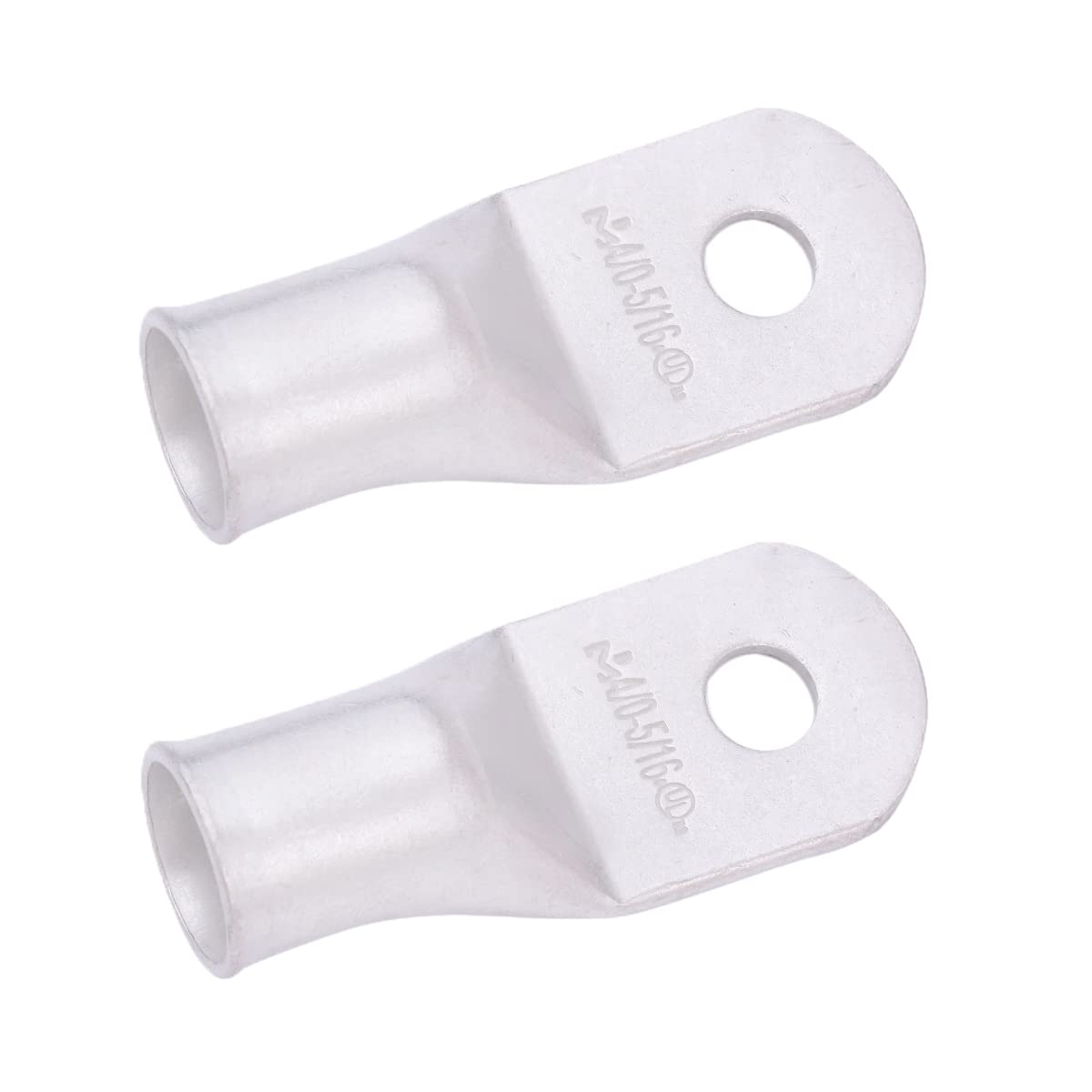 4/0 AWG (0000 Gauge) 5/16" Stud, Tinned Copper Battery Cable Ends, Wire Lugs, Marine Grade, MD4056P