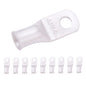 2 AWG (2 Gauge) 1/4" Stud, Tinned Copper Battery Cable Ends, Wire Lugs, Marine Grade, MD0214P