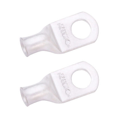 6 AWG (6 Gauge) 5/16" Stud, (Wide Pad) Tinned Copper Battery Cable Ends, Wire Lugs, Marine Grade, MD0656PW