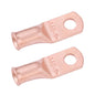 6 AWG (6 Gauge) #10 Stud, Bare Copper Battery Cable Ends, Wire Lugs, Heavy Duty, MD0610U