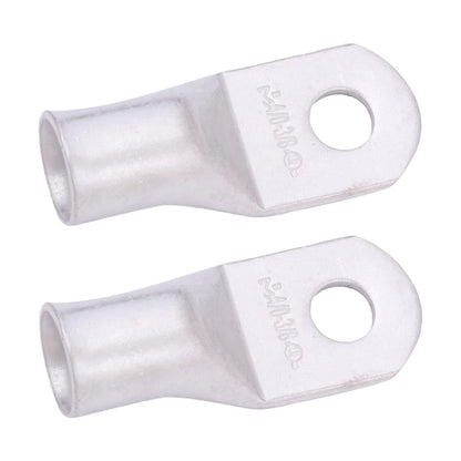4/0 AWG (0000 Gauge) 3/8" Stud, Tinned Copper Battery Cable Ends, Wire Lugs, Marine Grade, MD4038P