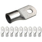 4/0 AWG (0000 Gauge) 3/8" Stud, Tinned Copper Battery Cable Ends, Wire Lugs, Marine Grade, MD4038P