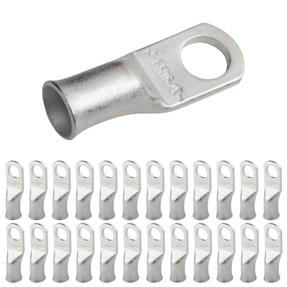 4 AWG (4 Gauge) 5/16" Stud, Tinned Copper Battery Cable Ends, Wire Lugs, Marine Grade, MD0456P