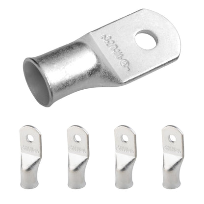 2/0 AWG (00 Gauge) 1/4" Stud, Tinned Copper Battery Cable Ends, Wire Lugs, Marine Grade, MD2014P