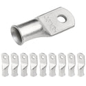 2 AWG (2 Gauge) #10 Stud, Tinned Copper Battery Cable Ends, Wire Lugs, Marine Grade, MD0210P