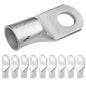 4/0 AWG (0000 Gauge) 1/2" Stud, Tinned Copper Battery Cable Ends, Wire Lugs, Marine Grade, MD4012P