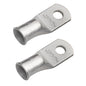 1AWG (1 Gauge) 1/4" Stud, Tinned Copper Battery Cable Ends, Wire Lugs, Marine Grade, MD0114P