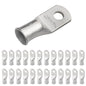 1AWG (1 Gauge) 1/4" Stud, Tinned Copper Battery Cable Ends, Wire Lugs, Marine Grade, MD0114P