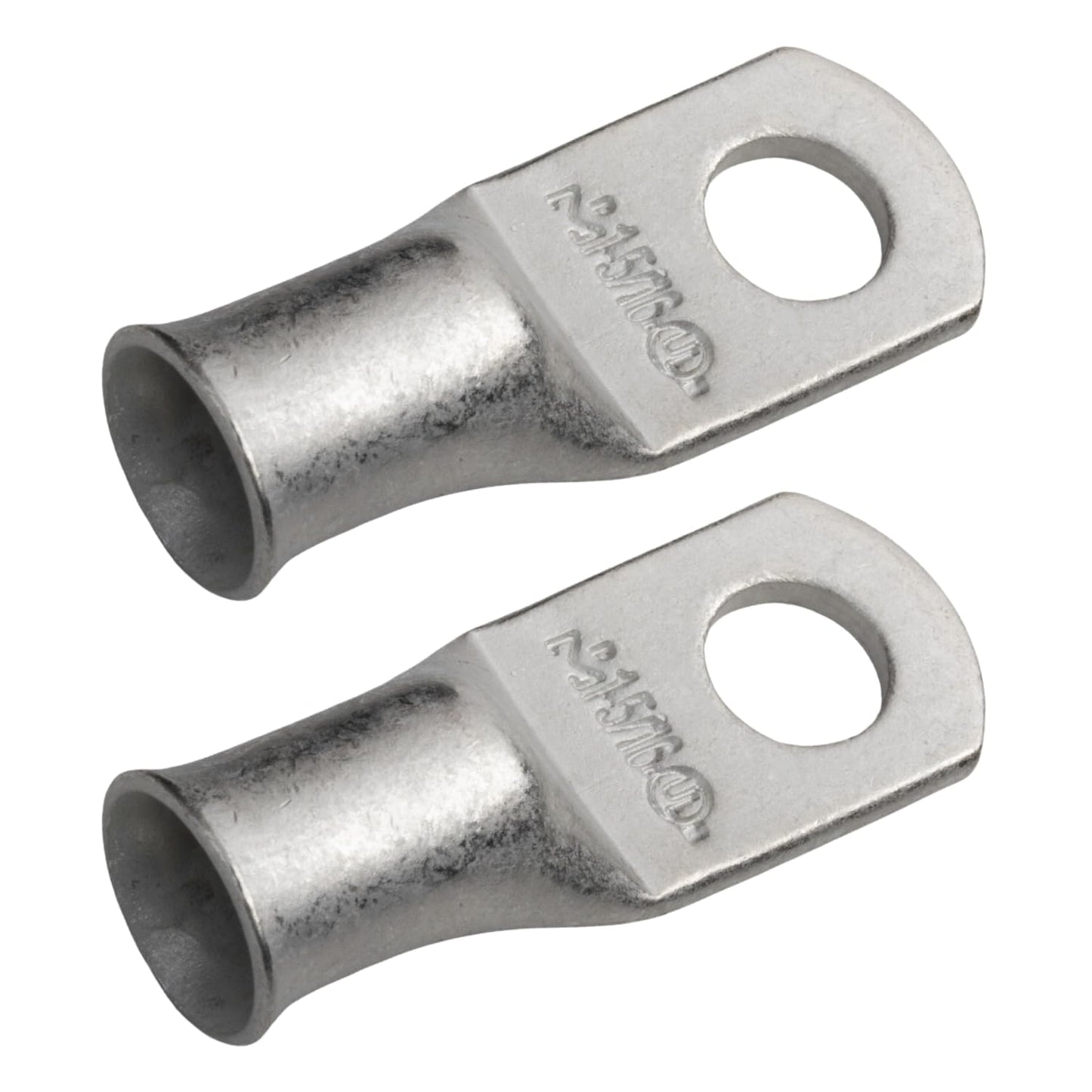1AWG (1 Gauge) 5/16" Stud, Tinned Copper Battery Cable Ends, Wire Lugs, Marine Grade, MD0156P
