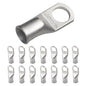 1/0 AWG (0 Gauge) 1/2" Stud, Tinned Copper Battery Cable Ends, Wire Lugs, Marine Grade, MD1012P