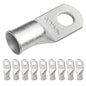 2/0 AWG (00 Gauge) 3/8" Stud, Tinned Copper Battery Cable Ends, Wire Lugs, Marine Grade, MD2038P