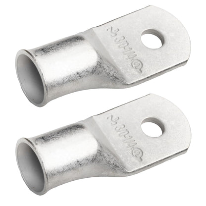 3/0 AWG (000 Gauge) 1/4" Stud, Tinned Copper Battery Cable Ends, Wire Lugs, Marine Grade, MD3014P