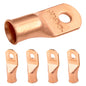 3/0 AWG (000 Gauge) 5/16" Stud, Bare Copper Battery Cable Ends, Wire Lugs, Heavy Duty, MD3056U