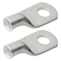 8 AWG (8 Gauge) 1/4" Stud, Tinned Copper Battery Cable Ends, Wire Lugs, Marine Grade, MD0814P