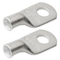 8 AWG (8 Gauge) 1/4" Stud, Tinned Copper Battery Cable Ends, Wire Lugs, Marine Grade, MD0814P