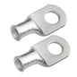 4 AWG (4 Gauge) 3/8" Stud, (X-Wide Pad) Tinned Copper Battery Cable Ends, Wire Lugs, Marine Grade, MD0438PX