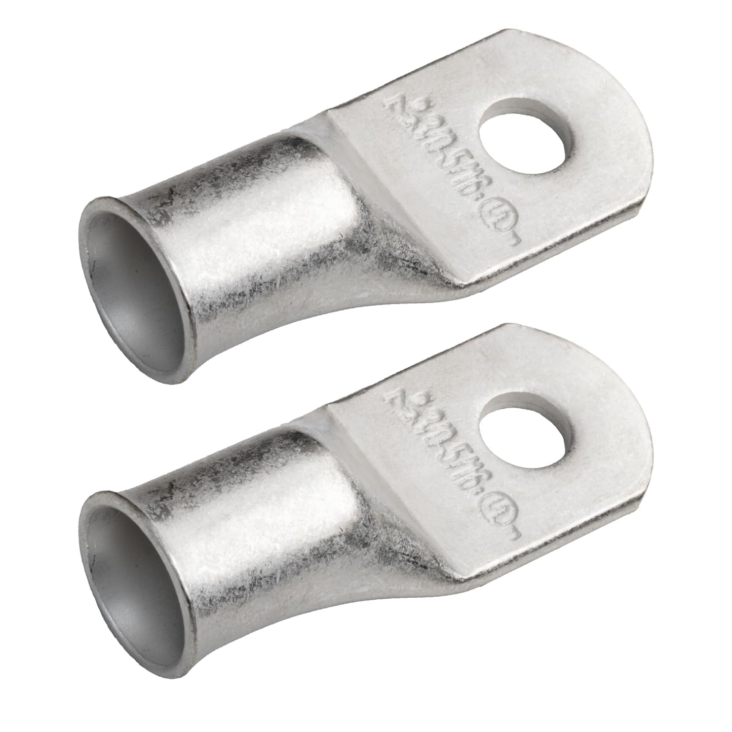 3/0 AWG (000 Gauge) 5/16" Stud, Tinned Copper Battery Cable Ends, Wire Lugs, Marine Grade, MD3056P