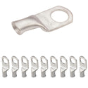 8 AWG (8 Gauge) 3/8" Stud, Tinned Copper Battery Cable Ends, Wire Lugs, Marine Grade, MD0838PW