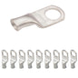 8 AWG (8 Gauge) 3/8" Stud, Tinned Copper Battery Cable Ends, Wire Lugs, Marine Grade, MD0838PW