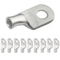 8 AWG (8 Gauge) 1/4" Stud, (Wide Pad) Tinned Copper Battery Cable Ends And  Wire Lugs