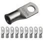 2 AWG (2 Gauge) 5/16" Stud, Tinned Copper Battery Cable Ends, Wire Lugs, Marine Grade, MD0256P