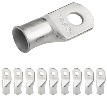 3/0 AWG (000 Gauge) 3/8" Stud, Tinned Copper Battery Cable Ends, Wire Lugs, Marine Grade, MD3038P