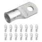 2/0 AWG (00 Gauge) 5/16" Stud, Tinned Copper Battery Cable Ends, Wire Lugs, Marine Grade, MD2056P