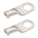 8 AWG (8 Gauge) 3/8" Stud, Tinned Copper Battery Cable Ends, Wire Lugs, Marine Grade, MD0838PW