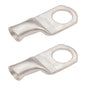 8 AWG (8 Gauge) 3/8" Stud, Tinned Copper Battery Cable Ends, Wire Lugs, Marine Grade, MD0838PW