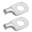 8 AWG (8 Gauge) 3/8" Stud, (Wide Pad) Tinned Copper Battery Cable Ends, Wire Lugs, Marine Grade, MD0838PX