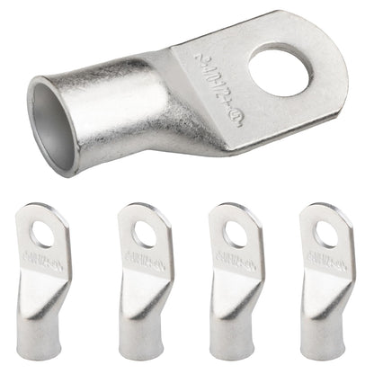 4/0 AWG (0000 Gauge) (XL), 1/2" Stud, Tinned Copper Battery Cable Ends, Wire Lugs, Marine Grade, MD4012PXL