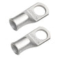 1/0 AWG (0 Gauge) 1/2" Stud, Tinned Copper Battery Cable Ends, Wire Lugs, Marine Grade, MD1012P