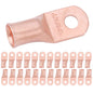 2/0 AWG (00 Gauge) 5/16" Stud, Bare Copper Battery Cable Ends, Wire Lugs, Heavy Duty, MD2056U