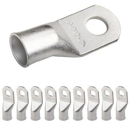 4/0 AWG (0000 Gauge) (XL), 1/2" Stud, Tinned Copper Battery Cable Ends, Wire Lugs, Marine Grade, MD4012PXL