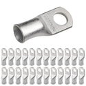 1/0 AWG (0 Gauge) 3/8" Stud, Tinned Copper Battery Cable Ends, Wire Lugs, Marine Grade, MD1038P