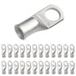 1/0 AWG (0 Gauge) 1/2" Stud, Tinned Copper Battery Cable Ends, Wire Lugs, Marine Grade, MD1012P