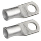 1AWG(1 Gauge) 3/8" Stud, Tinned Copper Battery Cable Ends, Wire Lugs, Marine Grade, MD0138P