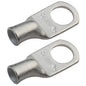 6 AWG (6 Gauge) 3/8" Stud, Tinned Copper Battery Cable Ends, Wire Lugs, Marine Grade, MD0638PW